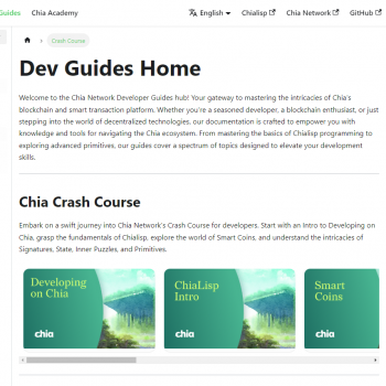 Chia Dev Guides
